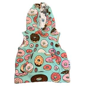 Purl lamb donuts hooded sweatshirt short sleeve boys 12-18 mo